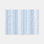 Blaue Streifen Fleecedecke (Vorderseite (Horizontal))