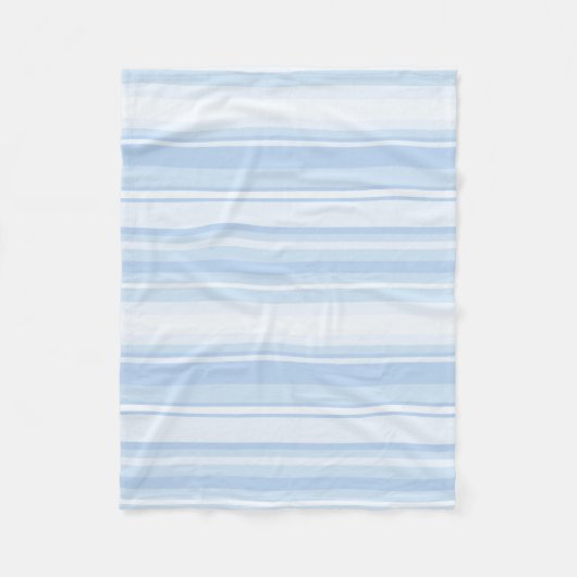 Blaue Streifen Fleecedecke (Vorderseite)
