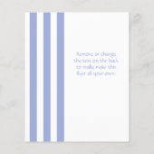 Blaue Streifen Flyer (Hinten)