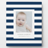 Blaue Streifen Fotoplatte (Vorderseite)