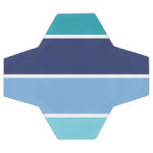 Blaue Streifen Fußball (Flach)