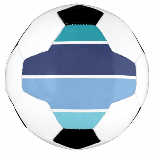 Blaue Streifen Fußball (Vorderseite)