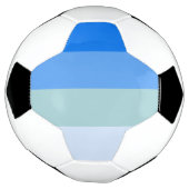 Blaue Streifen Fußball (Gedreht)