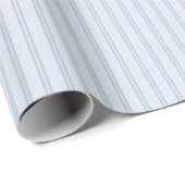 Blaue Streifen Geburtstag Geschenkpapier (Rolleneckpunkt)