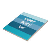 Blaue Streifen Geburtstagsvorlage Fliese (Seite)