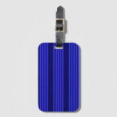 Blaue Streifen Gepäckanhänger (Vorderseite Vertikal)