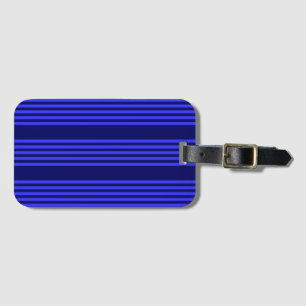 Blaue Streifen Gepäckanhänger