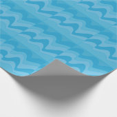 Blaue Streifen Geschenkpapier (Ecke)