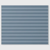 Blaue Streifen Geschenkpapier (Flach)