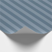 Blaue Streifen Geschenkpapier (Ecke)