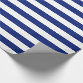 Blaue Streifen Geschenkpapier (Ecke)