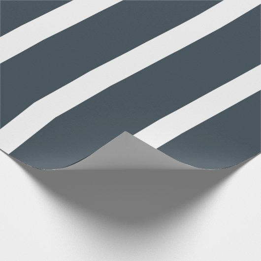 Blaue Streifen Geschenkpapier (Ecke)