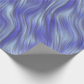 Blaue Streifen Geschenkpapier (Ecke)
