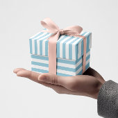 Blaue Streifen Geschenkpapier