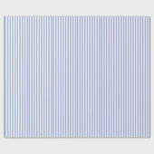 Blaue Streifen Geschenkpapier (Flach)
