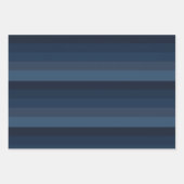 Blaue Streifen Geschenkpapier Set (Vorderseite 2)