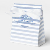 Blaue Streifen Geschenkschachtel (Vorderseite)