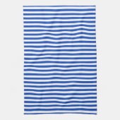 Blaue Streifen Geschirrtuch (Vertikal)