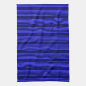 Blaue Streifen Geschirrtuch (Vertikal)