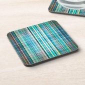 Blaue Streifen Getränkeuntersetzer (Linke Seite)