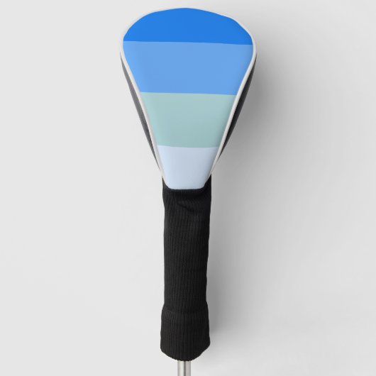 Blaue Streifen Golf Headcover (Vorderseite)