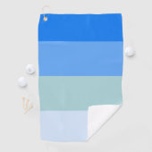 Blaue Streifen Golfhandtuch (Insitu)