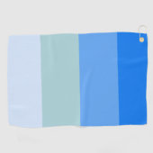 Blaue Streifen Golfhandtuch (Horizontal)