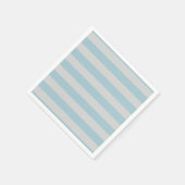 Blaue Streifen, graue Streifen, gestreiftes Muster Serviette (Ecke)