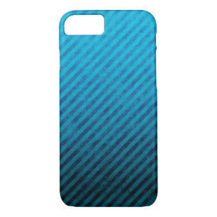 Blaue Streifen Grunge Textur Case-Mate iPhone Hülle