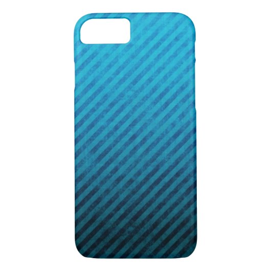 Blaue Streifen Grunge Textur Case-Mate iPhone Hülle (Rückseite)