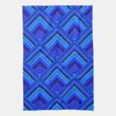 Blaue Streifen Handtuch (Vertikal)