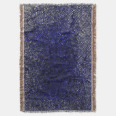 Blaue Streifen in ihren Farben und Formen beschädi Decke (Vorderseite Vertikal)