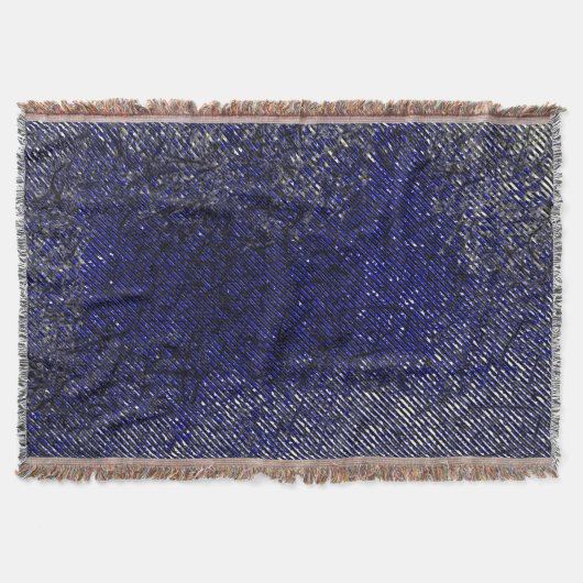 Blaue Streifen in ihren Farben und Formen beschädi Decke (Vorderseite)