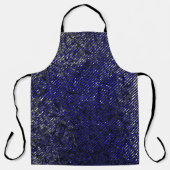 Blaue Streifen in ihren Farben und Formen beschädi Schürze (Vorderseite)