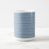 Blaue Streifen Kaffeetasse (Mittel)