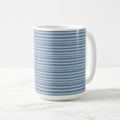 Blaue Streifen Kaffeetasse (VorderseiteRechts)