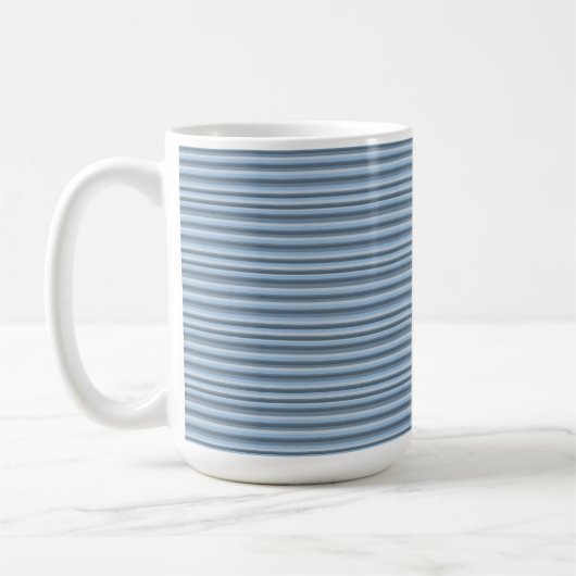 Blaue Streifen Kaffeetasse (Links)