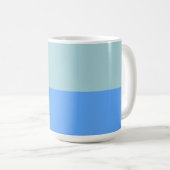 Blaue Streifen Kaffeetasse (VorderseiteRechts)