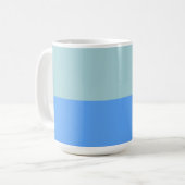 Blaue Streifen Kaffeetasse (Vorderseite Links)