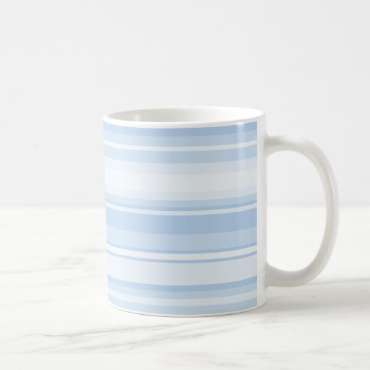 Blaue Streifen Kaffeetasse (Rechts)