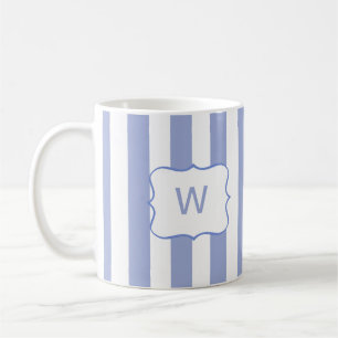 Blaue Streifen Kaffeetasse