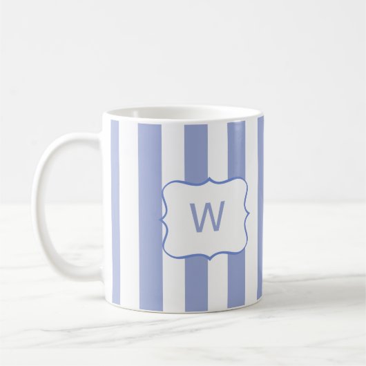 Blaue Streifen Kaffeetasse (Links)