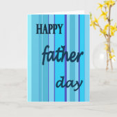 Blaue Streifen Karte (Gelbe Blume)