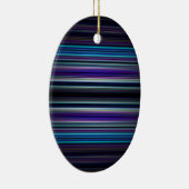Blaue Streifen Keramikornament (Rechts)
