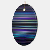Blaue Streifen Keramikornament (Links)