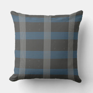 Blaue Streifen Kissen