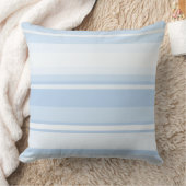 Blaue Streifen Kissen (Decke)