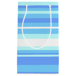 Blaue Streifen Kleine Geschenktüte