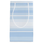 Blaue Streifen Kleine Geschenktüte (Vorderseite)