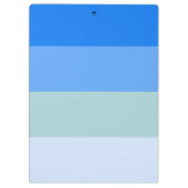 Blaue Streifen Klemmbrett (Rückseite)